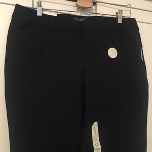 Navy ankle length pixie pants